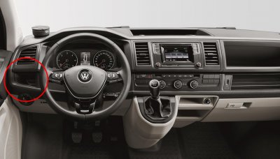Afbryderpanel til Volkswagen Transporter T6 fra 2016-2019