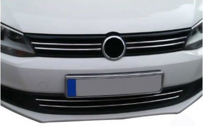 Komplet rustfri stålgrill til VW Jetta 2011-