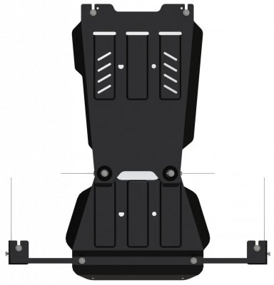Komplet beskyttelsespakke til Isuzu D-Max 2,5TD fra 2012-