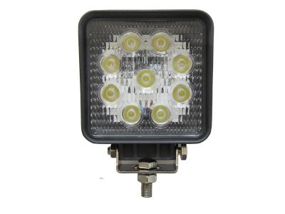 Firkantet LED-arbejdslampe - 27W | 9-32V
