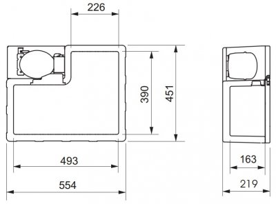 Køleboks CS-MP2 - Passer til Mercedes Actros MP2