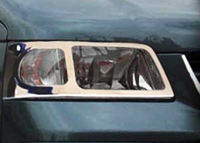Frontlysmaske i rustfrit stål til VW Transporter T5 2003-2009
