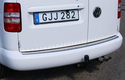 Lastbeskytter i rustfrit stål til Volkswagen Caddy fra 2004-2015