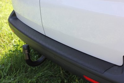 Lastskydd i svart Durkaluminium till Volkswagen Transporter T6 2016-2019