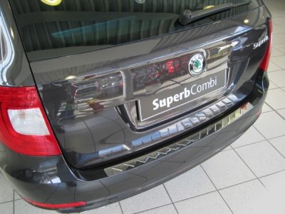 Lastbeskytter i rustfrit stål til Skoda Superb Kombi 2009-2015