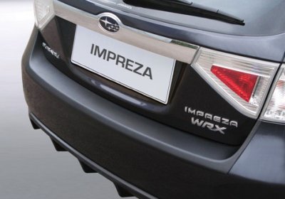 Lastbeskytter / kofangerbeskyttelse i ridsefast ABS-plast til Subaru Impreza 5-dørs 10.2007-