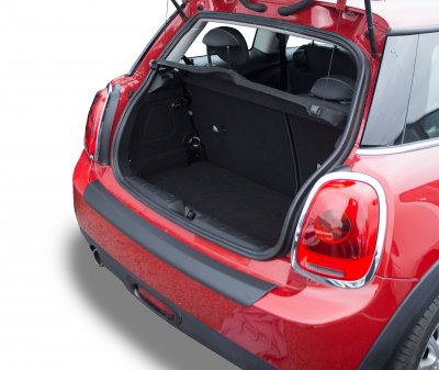 Ridsefast ABS plast Lastbeskytter/bumper guard til Mini 3-dørs 2014-