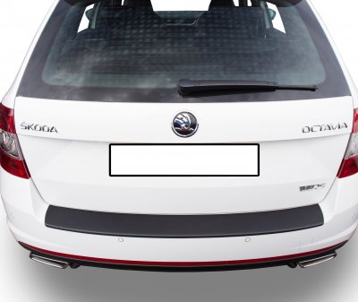 Lastskydd/Stötfångarskydd i reptålig ABS-plast till Skoda Octavia från 2013-2017