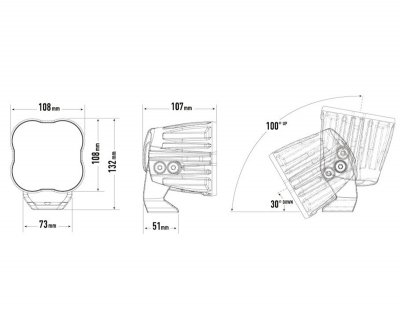 Lazer LED-arbejdslys Utility 80 HD