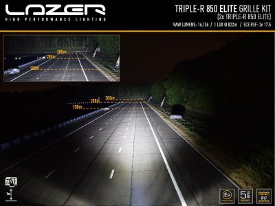 Ekstralys-pakke Lazer Ford Ranger XLT fra 2023-