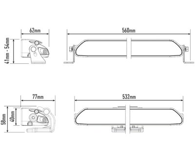 Ledramp Lazer Linear 18 Elite - Low Beam Assist