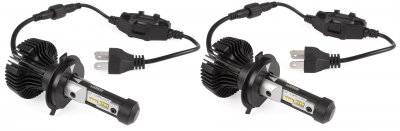 LED forlygtepærer H1 6000K - Komplet pakke.