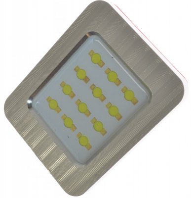 LED-panel 12V 12xDiode Xenon hvid 28-42mm