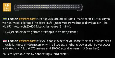 Leddelt rampe Alfa 30" Powerboost til Scania Next Gen fra 2017-