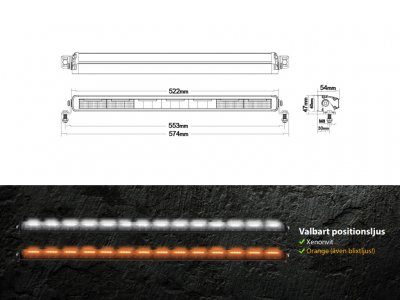 Ledramp Ledson Phoenix+ (indbygget blinkende lys) til Iveco Daily fra 2019-