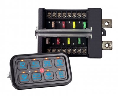 LEDSON Commander | Fjernbetjent relæboks | 12/24V