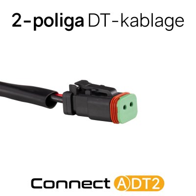 LEDSON Connect Relækabel | 12V | Med DT-stik (2-pin)