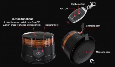 LEDSON Optoguard - Batteridrevet Rotella