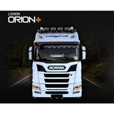 Orion+ LED ekstra lys | 100W | Valgfrit positionslys i hvid/orange