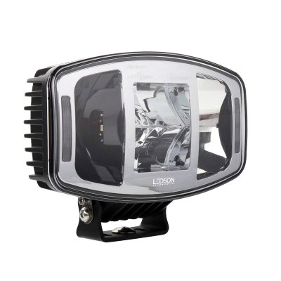Orion+ Chrome LED ekstra lys | 100W | Valgfrit positionslys i hvid/orange