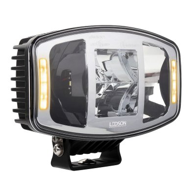Orion+ Chrome LED ekstra lys | 100W | Valgfrit positionslys i hvid/orange