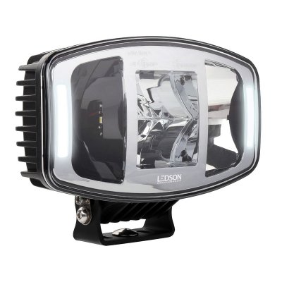 Orion+ Chrome LED ekstra lys | 100W | Valgfrit positionslys i hvid/orange