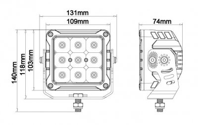 LEDSON Triton Heavy Duty - LED-arbejdslampe - 180W, 10-30V