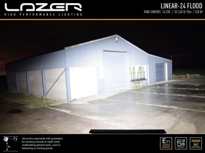 Lazer arbejdslampe rampe Linear 24 | 168 W | 682 mm - 16200 lumen