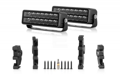 LED-rampe sæt 2x Lumen SQ16 Toyota Hilux GR2 Sport fra 2024 og frem