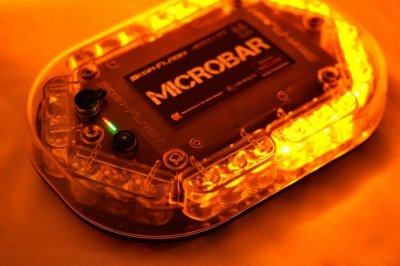 Mega-Flash Microbar - Lille praktisk lygtebjælke med magnetisk montering og batteripakke