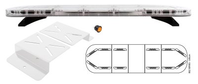 Mega-Flash Bullit Plus advarselslyspakke til VW Caddy fra 2004-2020
