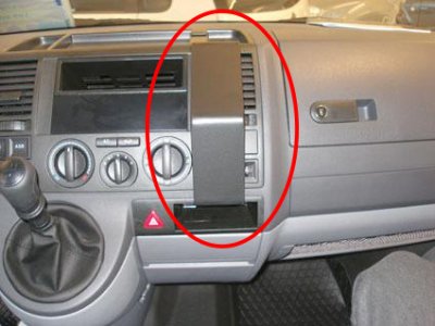 Mobilholder til VW Transporter T5 fra 2003-2009