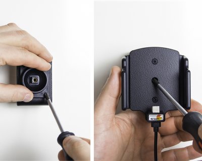 Mobilholder USB-C | Til mobiltelefoner 75-89 mm / 6-10 mm