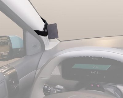 Mobilholder til Kia EV3 fra 2024- | Til montering på venstre A-stolpe