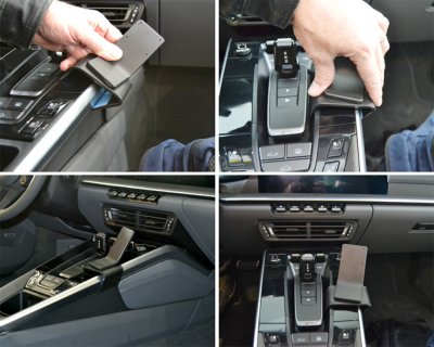 Montering af mobilholder Porsche 911 fra 2019-