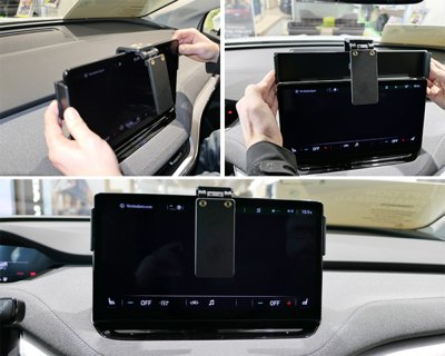 Mobilholder Skoda Elroq 2025- | Multiskærmsmontering (hængselfunktion)