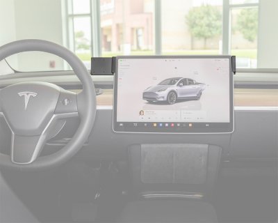 Mobilholder Tesla Model Y fra 2020- | Montering til venstre for skærmen