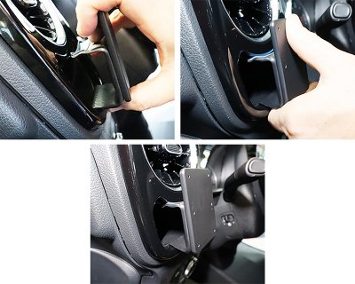 Mobilholder til Mercedes Vito fra 2024- | Til montering på venstre side af rattet