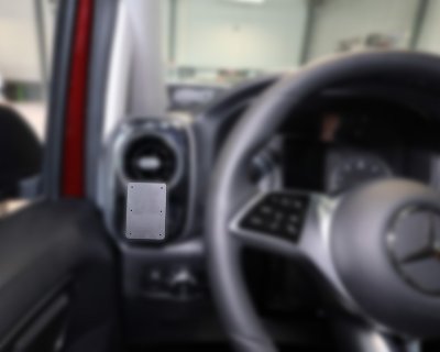Mobilholder til Mercedes Vito fra 2024- | Til montering på venstre side af rattet