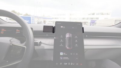 Mobilholder til Polestar 3 fra 2023 og nyere | Til montering til venstre for midterskærmen