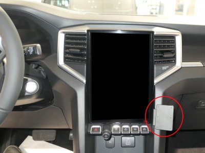 Mobilholder Volkswagen Amarok fra 2023-