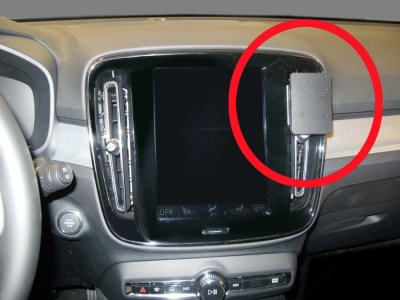 Mobilholder til Volvo C40 fra 2022-2024