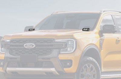 Motorhjelmsbeslag til fjernlys/arbejdslys til Ford Ranger fra 2023 og frem