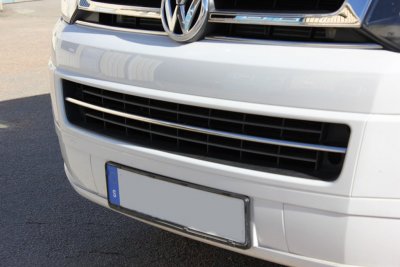 Nedre grill i rustfrit stål til Volkswagen Transporter T5 2010-2015