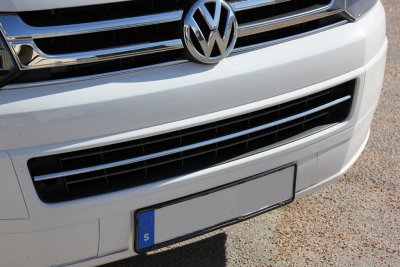 Nedre grill i rustfrit stål til Volkswagen Transporter T5 2010-2015