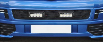 Nedre grill inkl. 2 Lazer ST-4 til VW Transporter T5 2010-2015