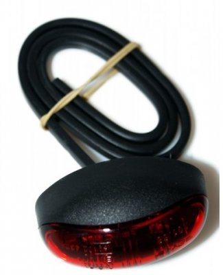 Ovalt positionslys i LED | 12/24V 59x36x27mm