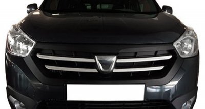 Grilldele i rustfrit stål til Dacia Dokker 2012-