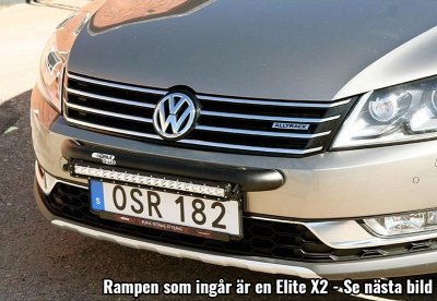 Ekstra lygtebeslag inkl. håndliste til VW Passat/Alltrack 2011-2014