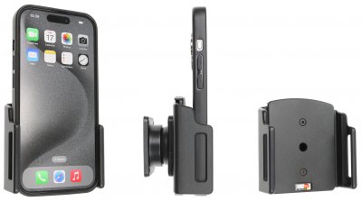 Telefonholder fra Brodit - Justerbar holder | Bredde 70-83 mm | Tykkelse: 8-12 mm